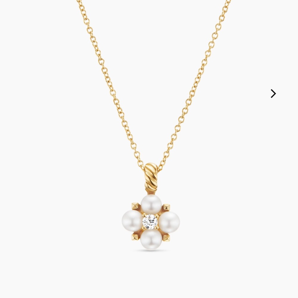 David Yurman PETITE MODERN RENAISSANCE® PEARL PENDANT NECKLACE